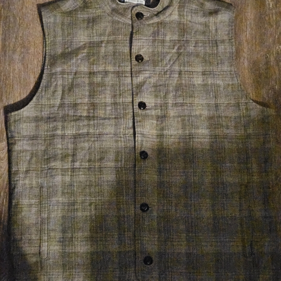 NEW Peter Millar Crown Crafted Agril  Journeyman Plaid Linen Wool Vest $600 2XL - Picture 6 of 16